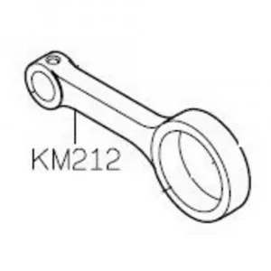 Дышло механизма стачивающего петлителя KM212 (original)