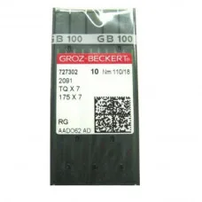 Игла Groz-beckert TQx7 № 100/16