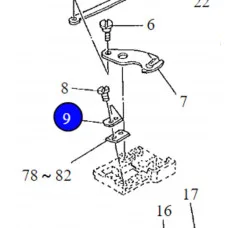 Нож D2402-245-E00 (original)